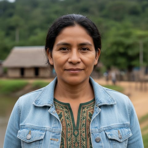 AI-generated illustration representing the Apurina people