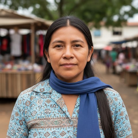 AI-generated illustration representing the Kulina people
