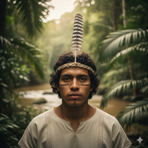AI-generated illustration representing the Tuyuka people