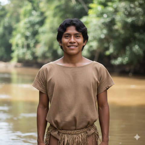 AI-generated illustration representing the Yahupdeh people