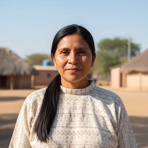 AI-generated illustration representing the Manjuy Chorote people