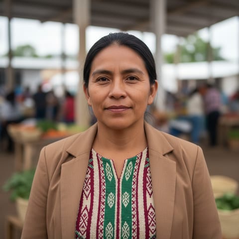 AI-generated illustration representing the Nhandeva Guarani people
