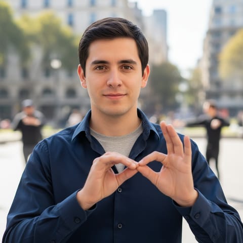 AI-generated illustration representing the Deaf Argentines people