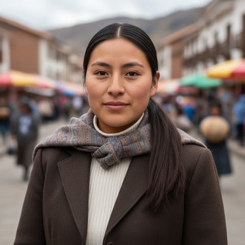 AI-generated illustration representing the Central Aymara people