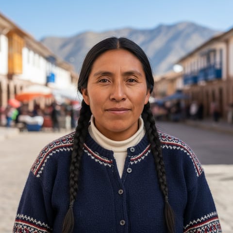 AI-generated illustration representing the Northwest Jujuy Quechua people