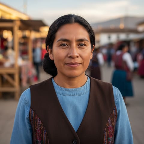 AI-generated illustration representing the Trinitario people