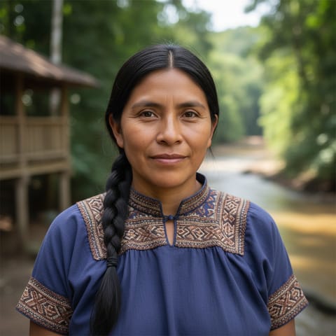 AI-generated illustration representing the Tsimane people