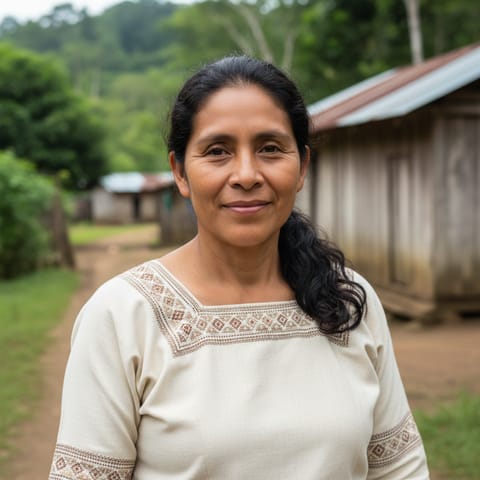 AI-generated illustration representing the Aguaruna people