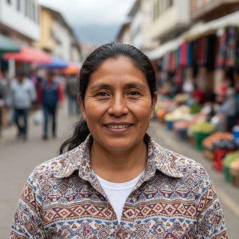 AI-generated illustration representing the Caquinte Campa people