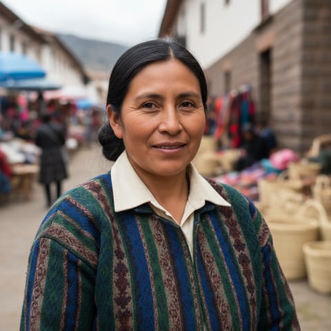 AI-generated illustration representing the Chachapoyas Quechua people