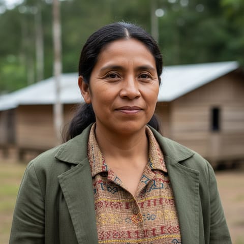 AI-generated illustration representing the Ese Ejja people