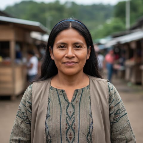 AI-generated illustration representing the Huambiza people