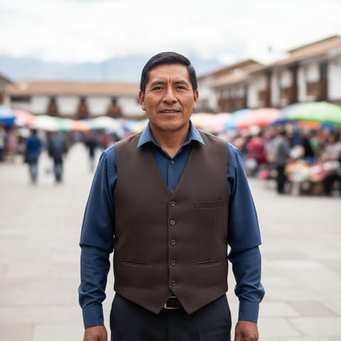 AI-generated illustration representing the Jauja Huancayo Quechua people