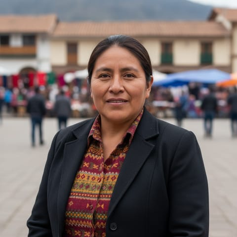 AI-generated illustration representing the North Junin Quechua people