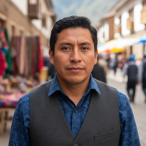 AI-generated illustration representing the North Lima Quechua people
