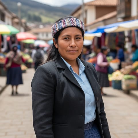 AI-generated illustration representing the Sihuas Ancash Quechua people