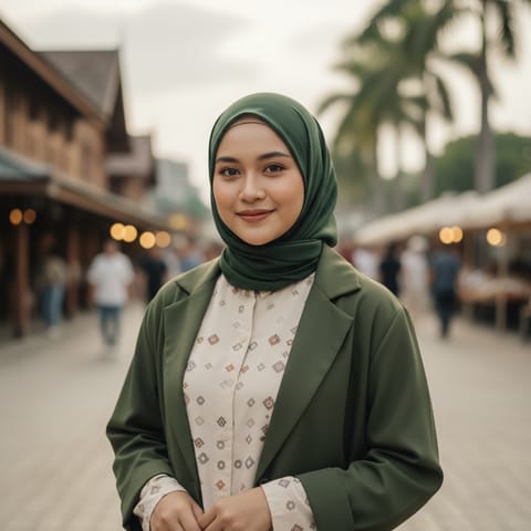 AI-generated illustration representing the Brunei Dusun people
