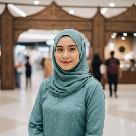 AI-generated illustration representing the Brunei Malays people