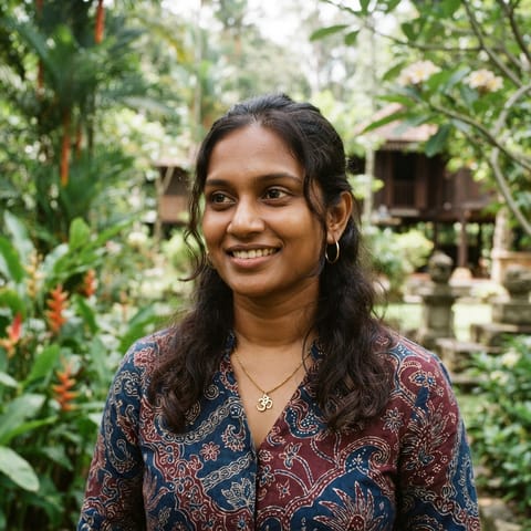 AI-generated illustration representing the Sinhalese people
