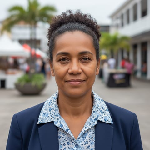 AI-generated illustration representing the Half-Melanesian people