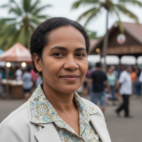 AI-generated illustration representing the Vanuatu Melanesians people