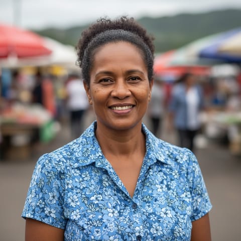 Ilustração gerada por IA representando o povo Vanuatu Melanesians