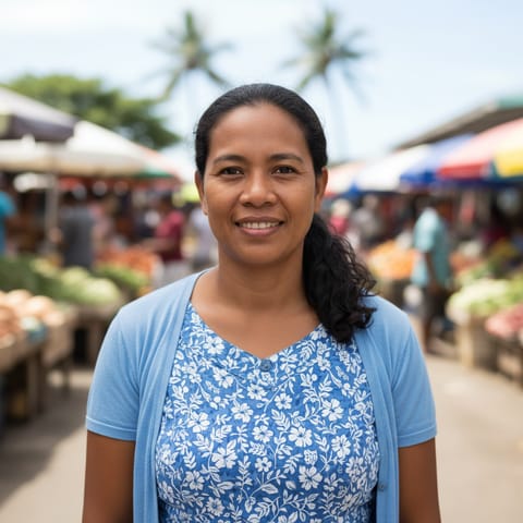 AI-generated illustration representing the Paafang people