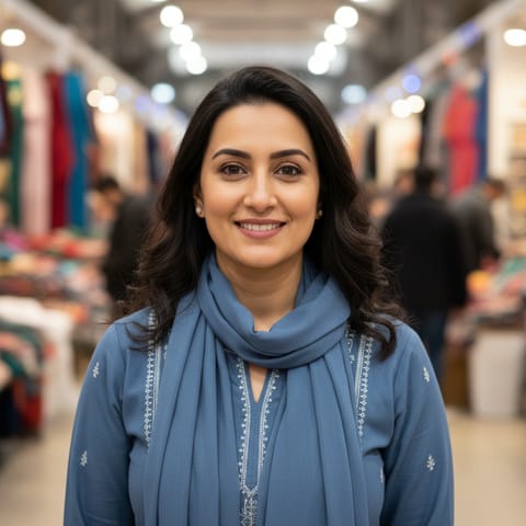 AI-generated illustration representing the Indo-Pakistani people