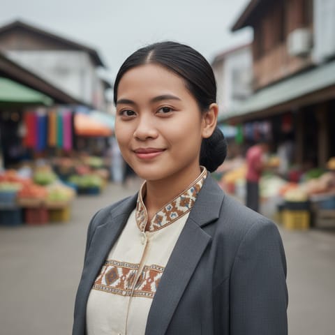 AI-generated illustration representing the Sungai Dusun people