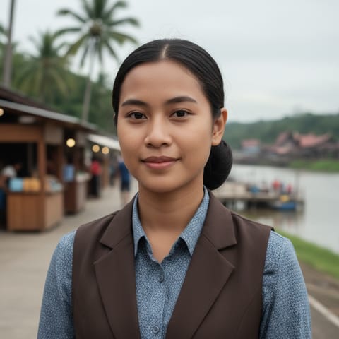 AI-generated illustration representing the Upper Kinabatangan people
