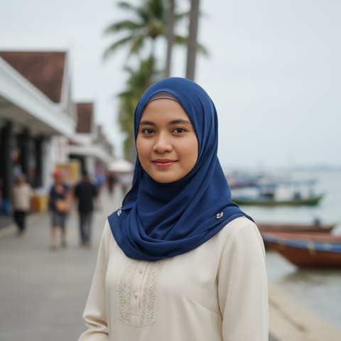 AI-generated illustration representing the West Coast Bajau people