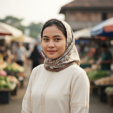 AI-generated illustration representing the Keningau Dusun people