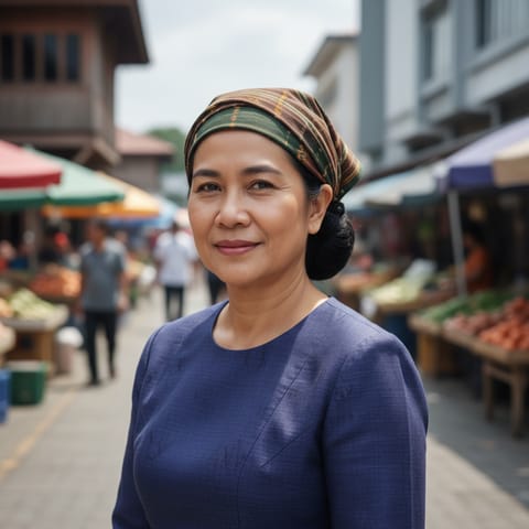 AI-generated illustration representing the Eastern Kadazan people