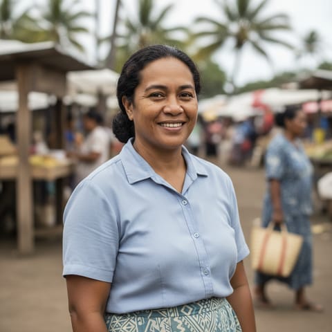 AI-generated illustration representing the Cook Islands Maori people