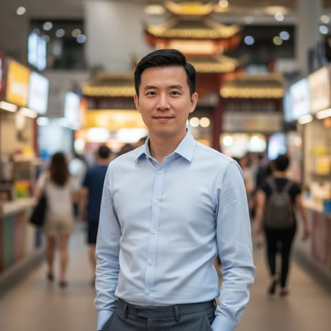 رسم توضيحي مُولَّد بالذكاء الاصطناعي يمثّل شعب Han Chinese (Cantonese)