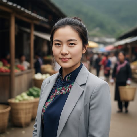 AI-generated illustration representing the Youmai people