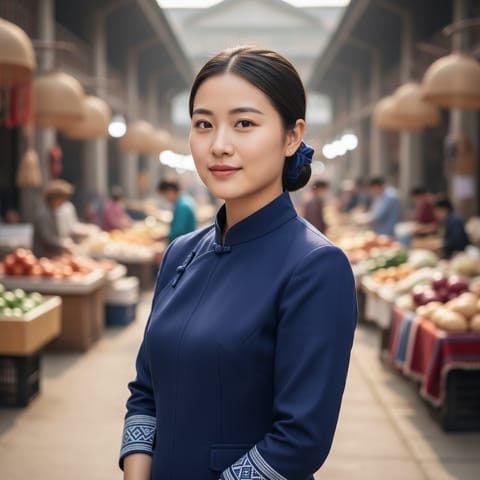 AI-generated illustration representing the Yang Zhuang people