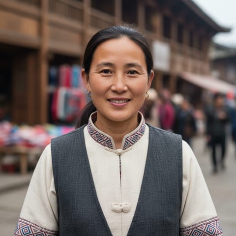 AI-generated illustration representing the Ani people