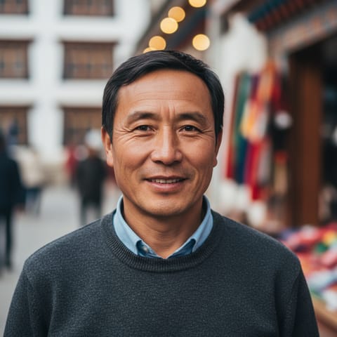 AI-generated illustration representing the Hkauri people
