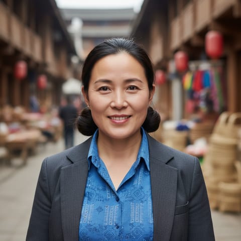 AI-generated illustration representing the Yangliu Lalu people