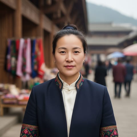 AI-generated illustration representing the Yinuo Nosu people