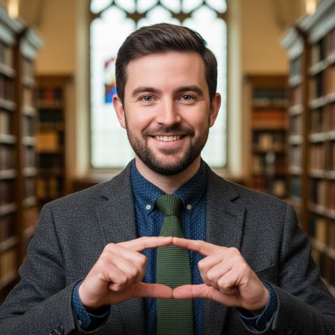 AI-generated illustration representing the Deaf Irish people