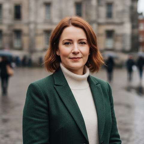 AI-generated illustration representing the Irish people