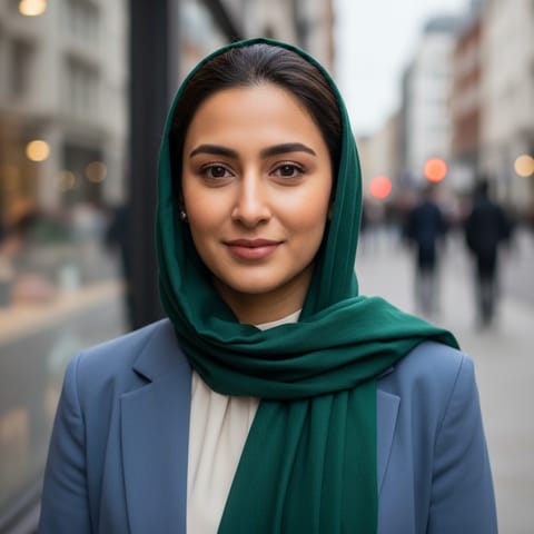 AI-generated illustration representing the Kashmiri-Punjabis people