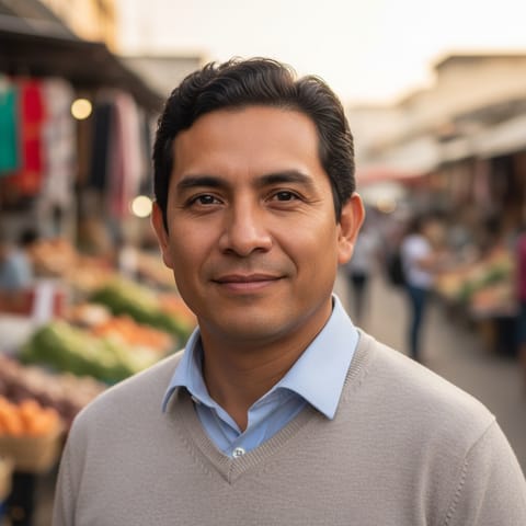 AI-generated illustration representing the Peruvians people
