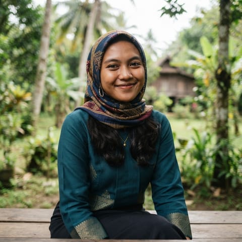 AI-generated illustration representing the Aneuk Jamee people