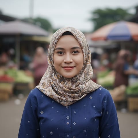 AI-generated illustration representing the Batak Angkola people