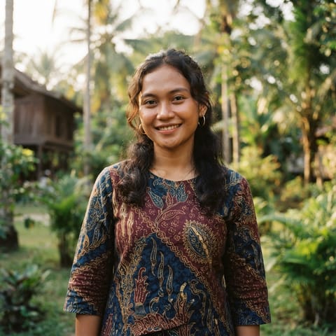 AI-generated illustration representing the Jambi people