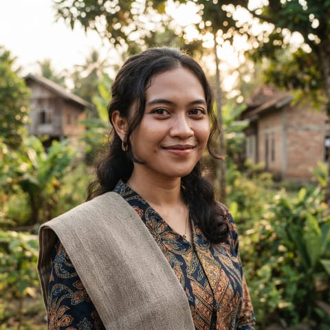 AI-generated illustration representing the Ogan people