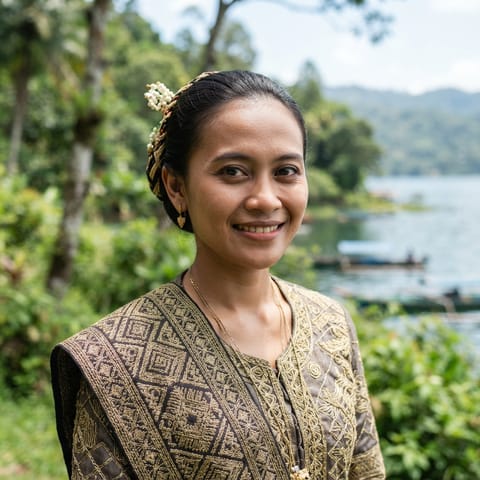 AI-generated illustration representing the Ranau people